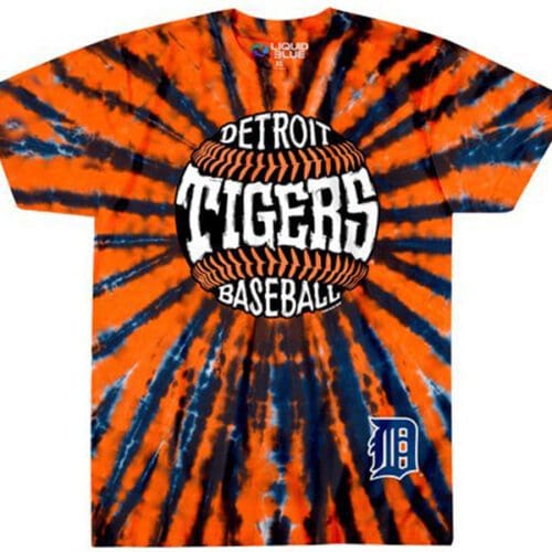 Tee Shirt with the Detroit Tigers Baseball caption