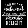 Close print view of Awkward Delight Classic Tee