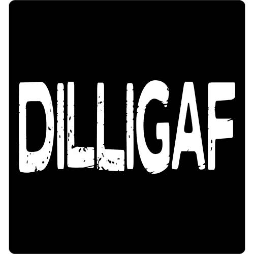 Close print view of DILLIGAF Classic Tee Shirts