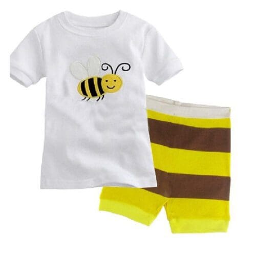 Honey Bee THEMED Toddler Short Sets