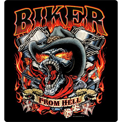BIKER FROM HELL Classic Tee Print view