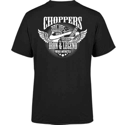 Choppers Iron and Legend Classic Tee Shirts for Men