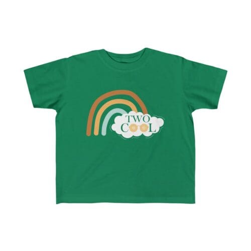 Green TWO COOL Toddler Classic Tee