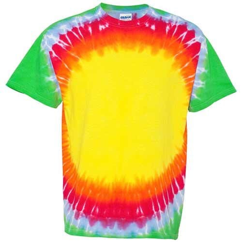 A Tee Shirt with a highly colorful print