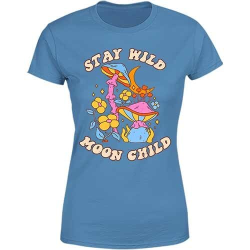 Stay Wild Moon Child Retro Tees for Women