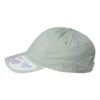 Women's Pigment Dyed Fashion Undervisor Cap - Sage/Polka Dots - Image 5