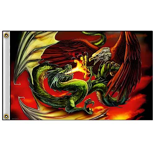 DRAGON FIGHTING EAGLE